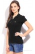 Wrangler Solid Women's Polo T-shirt Wrangler Solid Women's Polo T-shirt